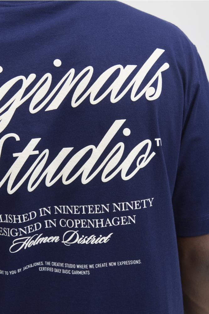 JORNORREBRO TYPO TEE SS CREW NECK N 12282898 OCEAN CAVERN